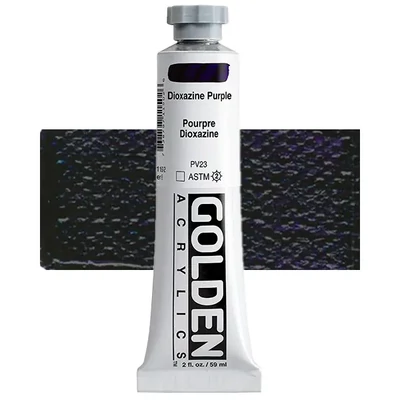 Golden Acrylics Heavy Body akrilfesték, 59 ml - 1150, dioxazine purple