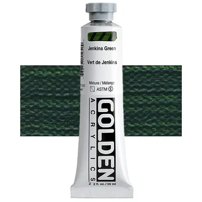 Golden Acrylics Heavy Body akrilfesték, 59 ml - 1195, jenkins green