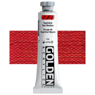 Golden Acrylics Heavy Body akrilfesték, 59 ml - 1220, naphthol red medium