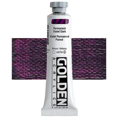 Golden Acrylics Heavy Body akrilfesték, 59 ml - 1253, permanent violet dark