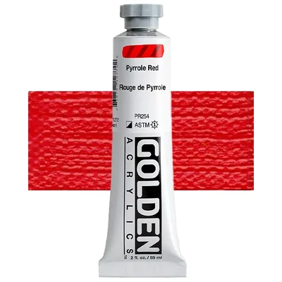 Golden Acrylics Heavy Body akrilfesték, 59 ml - 1277, pyrrole red