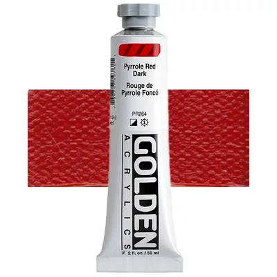 Golden Acrylics Heavy Body akrilfesték, 59 ml - 1278, pyrrole red dark