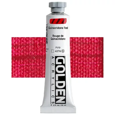 Golden Acrylics Heavy Body akrilfesték, 59 ml - 1310, quinacridone red