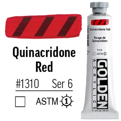 Golden Acrylics Heavy Body akrilfesték, 59 ml - 1310, quinacridone red