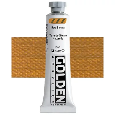 Golden Acrylics Heavy Body akrilfesték, 59 ml - 1340, raw sienna