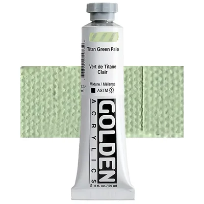 Golden Acrylics Heavy Body akrilfesték, 59 ml - 1371, titan green pale