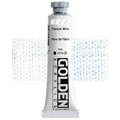 Golden Acrylics Heavy Body akrilfesték, 59 ml - 1380, titanium white