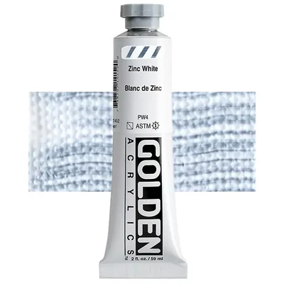 Golden Acrylics Heavy Body akrilfesték, 59 ml - 1415, zinc white