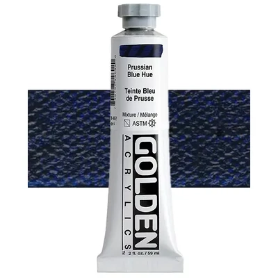 Golden Acrylics Heavy Body akrilfesték, 59 ml - 1460, prussian blue hue