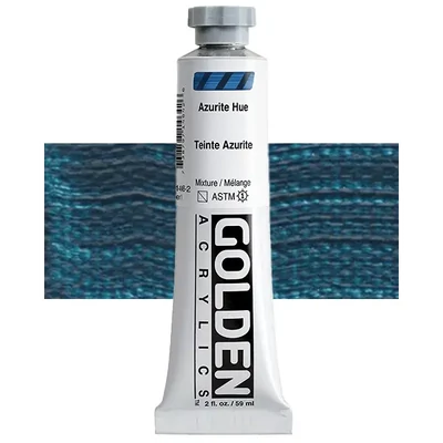 Golden Acrylics Heavy Body akrilfesték, 59 ml - 1464, azurite hue