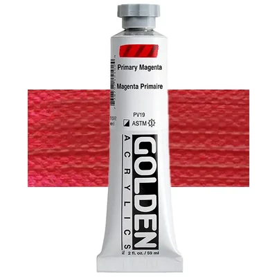 Golden Acrylics Heavy Body akrilfesték, 59 ml - 1510, primary magenta