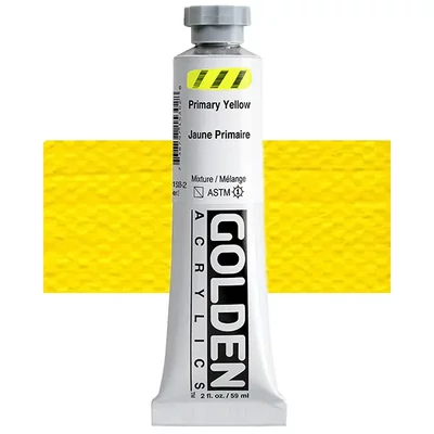 Golden Acrylics Heavy Body akrilfesték, 59 ml - 1530, primary yellow