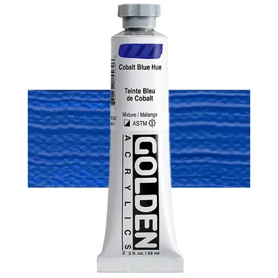 Golden Acrylics Heavy Body akrilfesték, 59 ml - 1556, cobalt blue hue