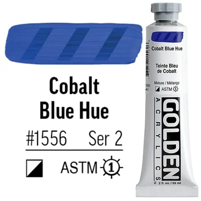 Golden Acrylics Heavy Body akrilfesték, 59 ml - 1556, cobalt blue hue