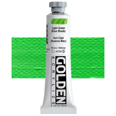 Golden Acrylics Heavy Body akrilfesték, 59 ml - 1558, light green (blue shade)
