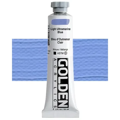 Golden Acrylics Heavy Body akrilfesték, 59 ml - 1566, light ultramarine blue