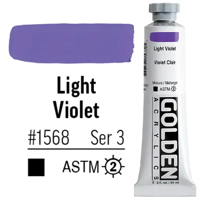 Golden Acrylics Heavy Body akrilfesték, 59 ml - 1568, light violet