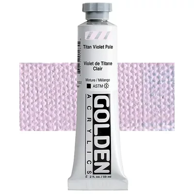 Golden Acrylics Heavy Body akrilfesték, 59 ml - 1573, titan violet pale