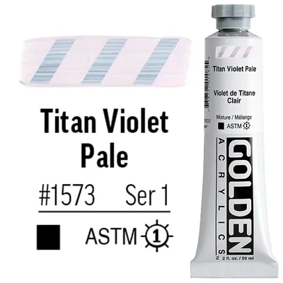 Golden Acrylics Heavy Body akrilfesték, 59 ml - 1573, titan violet pale