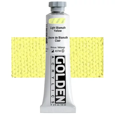 Golden Acrylics Heavy Body akrilfesték, 59 ml - 1574, light bismuth yellow