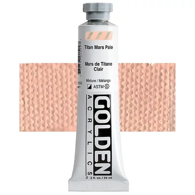 Golden Acrylics Heavy Body akrilfesték, 59 ml - 1576, titan mars pale