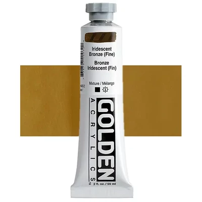 Golden Acrylics Heavy Body akrilfesték, 59 ml - 4003, iridescent bronze (fine)
