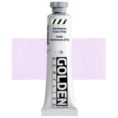 Golden Acrylics Heavy Body akrilfesték, 59 ml - 4070, interference violet (fine)