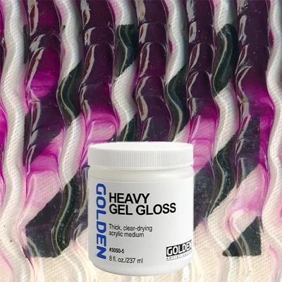 Golden Heavy Gel médium, fényes, 237 ml