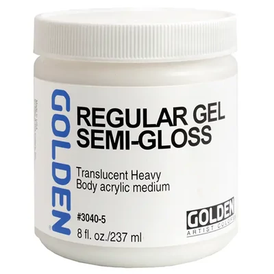 Golden Regular Gel médium, selyemfényű, 237 ml