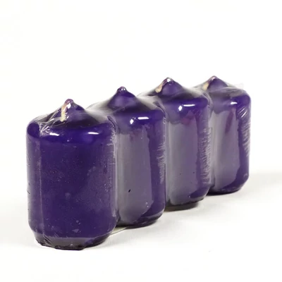 Adventi gyertya, 4 db - lila