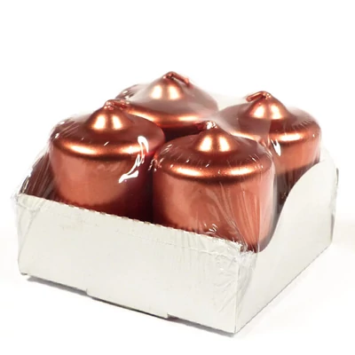 Adventi gyertya, 4 db - metál bronz