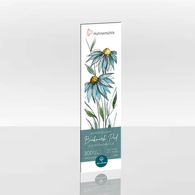 Hahnemühle Expression Bookmark Pad akvarelltömb, 300 g, 5,5x20 cm, 15 lap