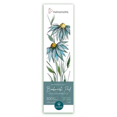 Hahnemühle Expression Bookmark Pad akvarelltömb, 300 g, 5,5x20 cm, 15 lap