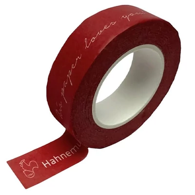 Hahnemühle kitakarószalag - piros, 15 mm x 20 m