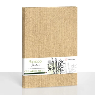 Hahnemühle Bamboo Sketch bambusz rajz- és vázlatfüzet, 105 g, 64 lap, A5