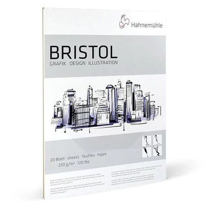 Hahnemühle Bristol rajztömb, 250 g, 20 lap - A3