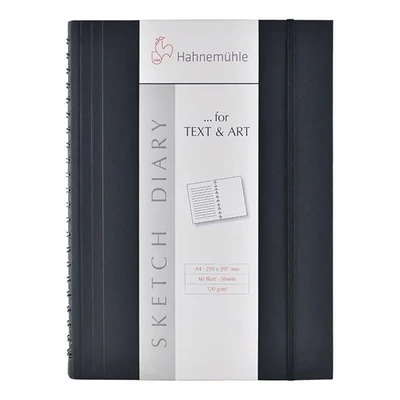 Hahnemühle Sketch Diary jegyzet- és vázlatfüzet, 120 g, 60 lap - A4