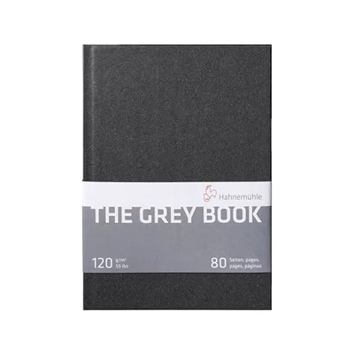 Hahnemühle The Grey Book rajz- és vázlatfüzet, 120 g, 40 lap - A4