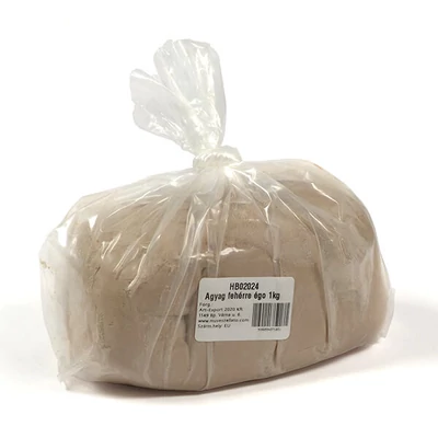 Agyag, 1 kg - fehérre égő