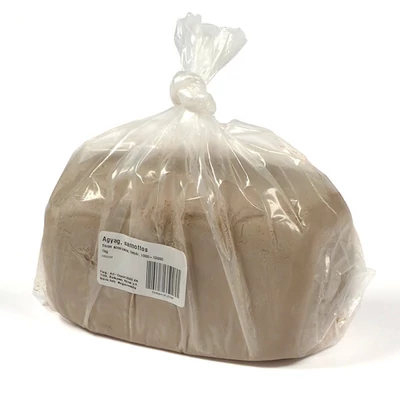 Agyag,  samottos, 1 kg - fehérre égő