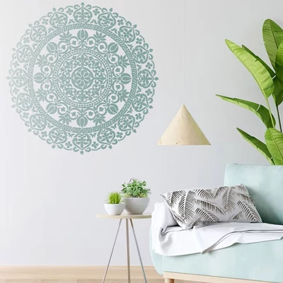 Stencil, Cadence, 25x25 cm - mandala, negyed