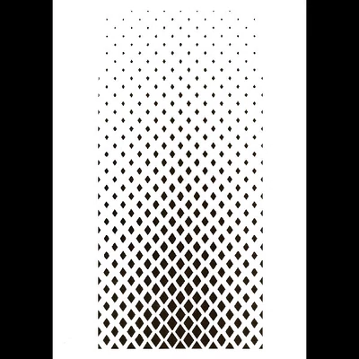 Stencil, Cadence, 25x36 cm - rombuszok