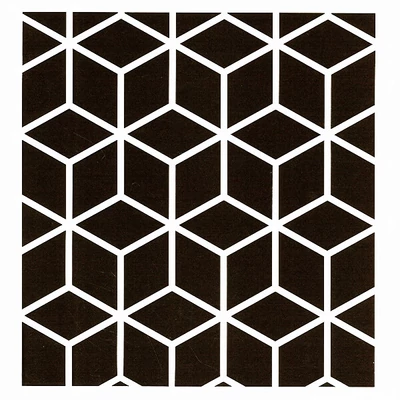 Stencil, Cadence, 25x25 cm - kockák