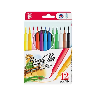 ICO Brush Pen ecsetirón (ecsetfilc) készlet - 12 db