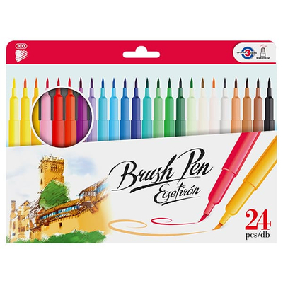 ICO Brush Pen ecsetirón (ecsetfilc) készlet - 24 db