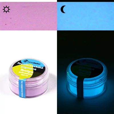 Innodekor foszforeszkáló, világító pigment, 15 g - ibolya
