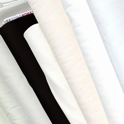 Patchwork anyag - Robert Kaufman - Kona Cotton K004 - különféle színekben