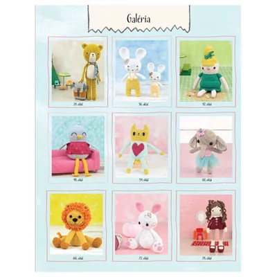 Világjáró Amigurumi - 8 ország, 9 tervező, 23 horgolt figura