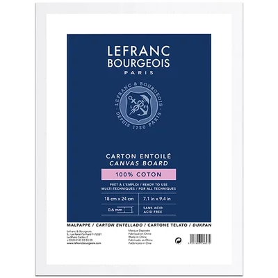 Lefranc Bourgeois kasírozott festővászon - 18x24 cm