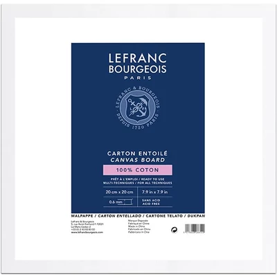 Lefranc Bourgeois kasírozott festővászon - 20x20 cm